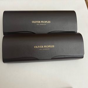 Two new (without tags) Oliver People’s sunglasses case and cleaning cloth.